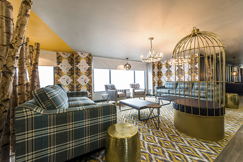 Ink BLot Tektura wallcovering Kingston Shaw Brass FOunders web