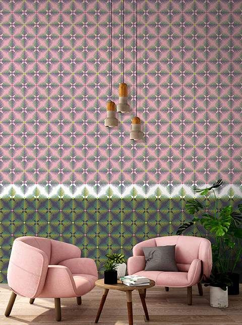 Diamonds - Dado Pink web