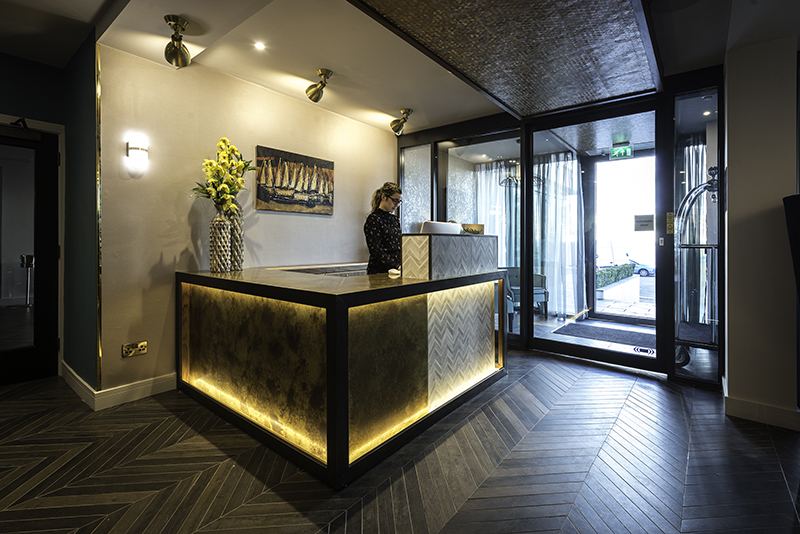 furnotel the seven hotel lobby