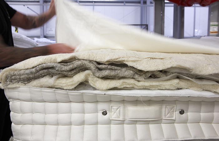 Design Insider Harrison Spinks Wool Mattress Layers