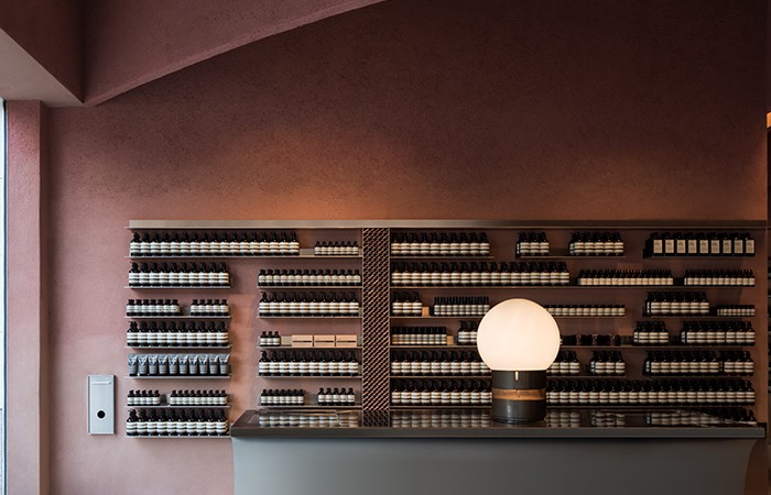 Design Insider Aesop UK Store Duke of York Wall