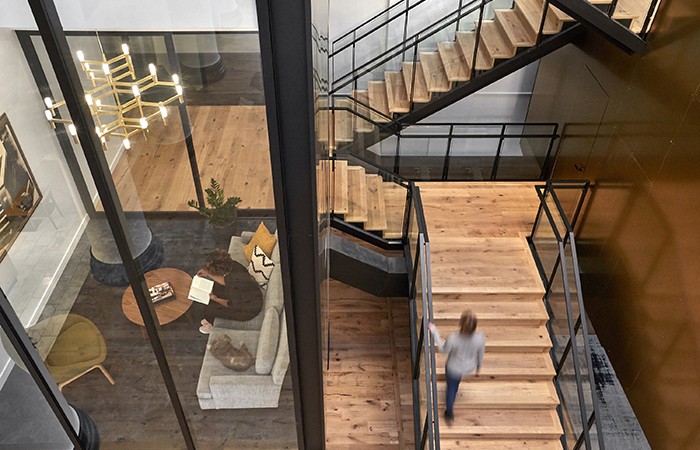 Design Insider Expensify Portland Office Stairs