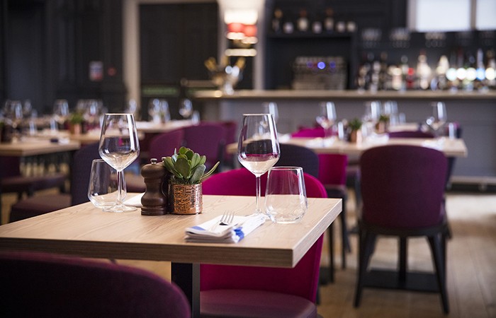 Design Insider RHA Grosvenor House dining Red seat