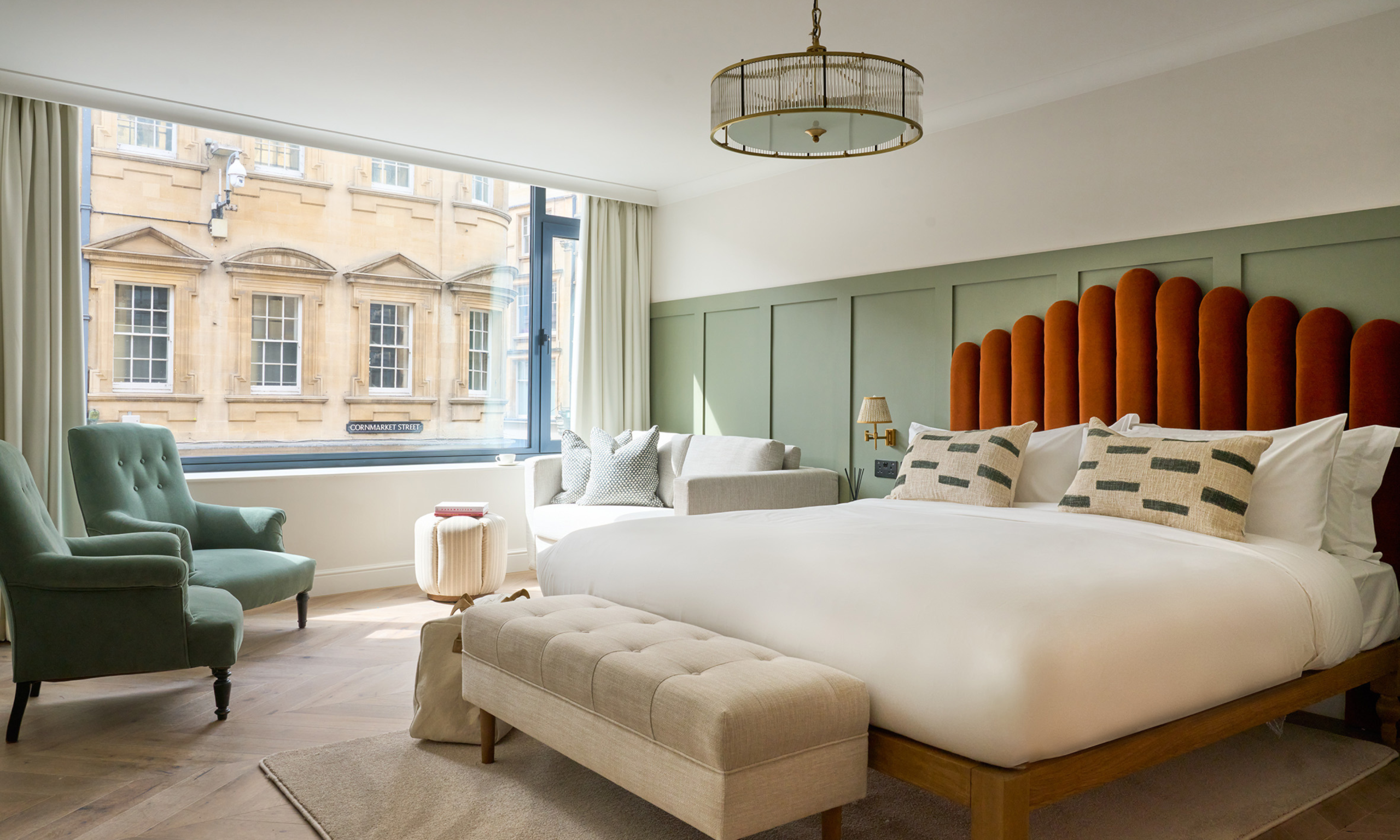 hotel bedroom designed by hypnos